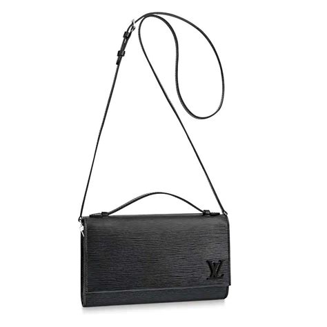 louis vuitton epi leather black cow leather ladies bag|louis vuitton soufflot epi leather.